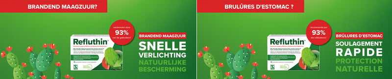 BENU Refluthin Brandend Maagzuur Brûlures d'estomac