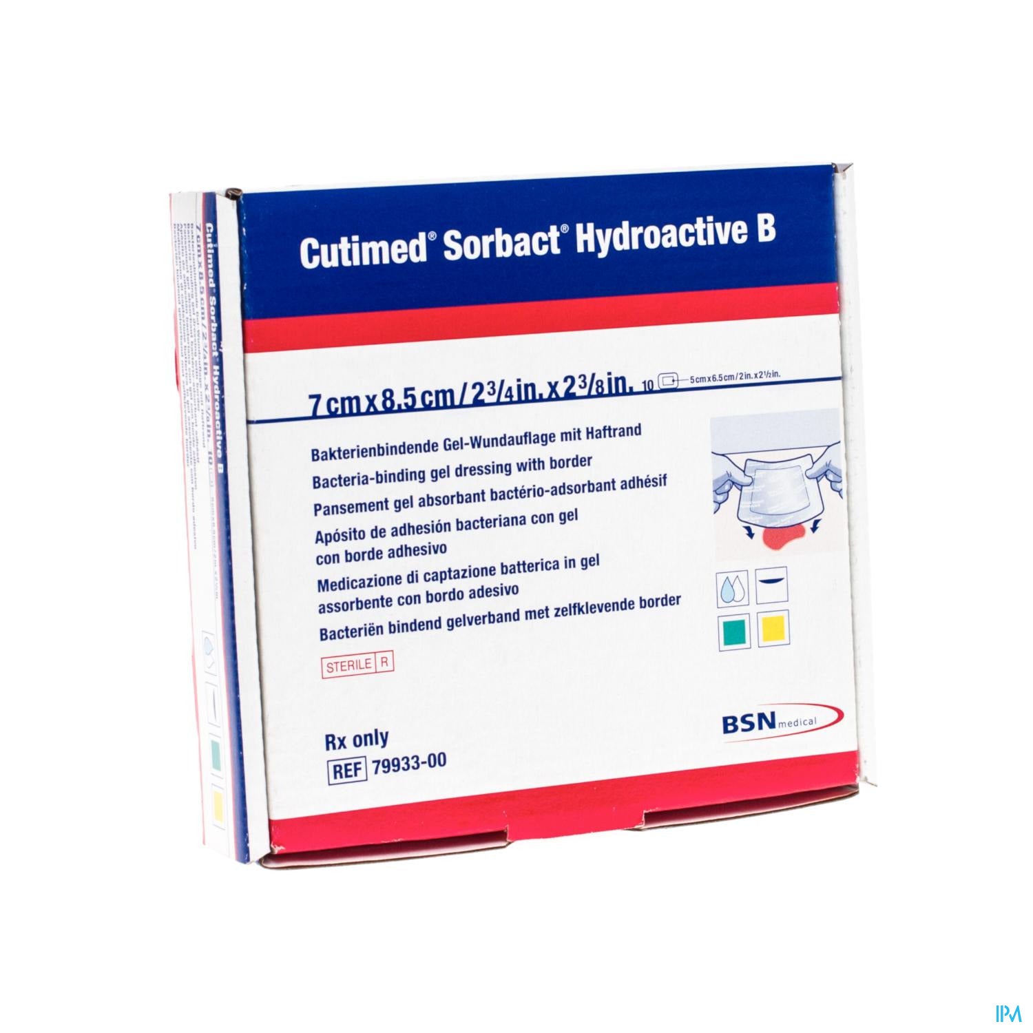 Cutimed Sorbact Hydroactive B 7x 8,5cm 10 7993300 – BENU