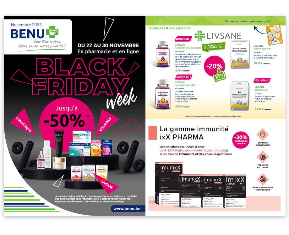 BENU Onze maandelijkse promoties Nos promotions du mois