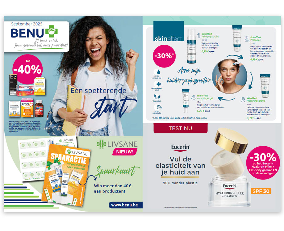 BENU Onze maandelijkse promoties Nos promotions du mois
