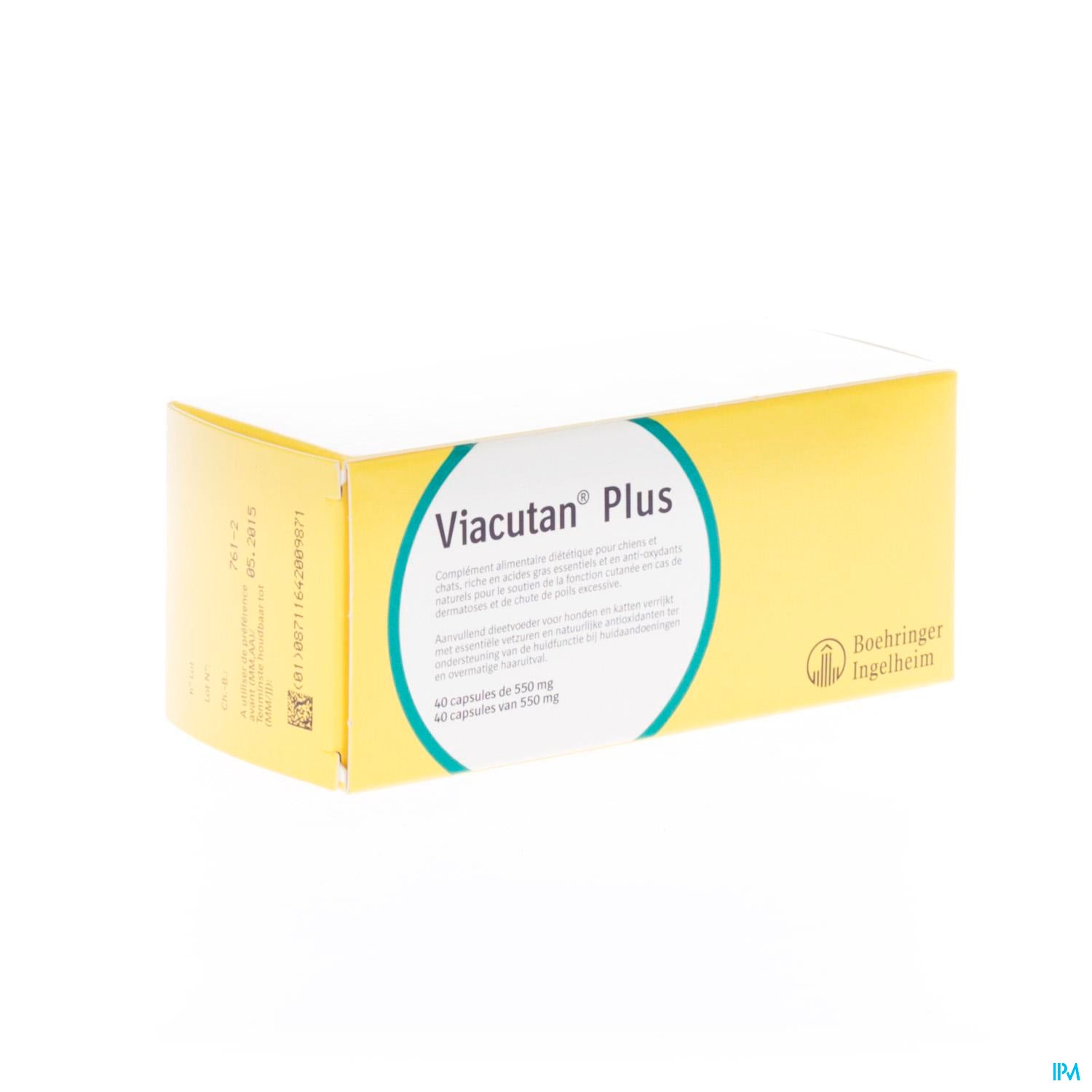 Viacutan Caps 40 X 550mg | BENU Apotheek