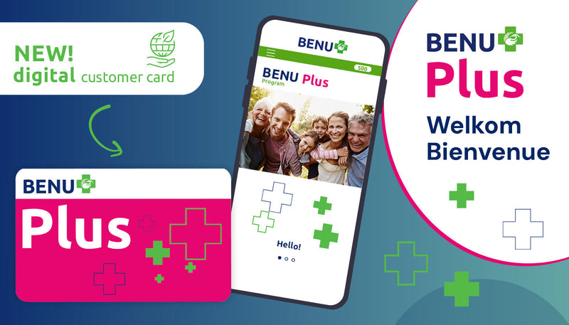 BENU Plus Klantenprogramma Programme de fidélité Loyalty
