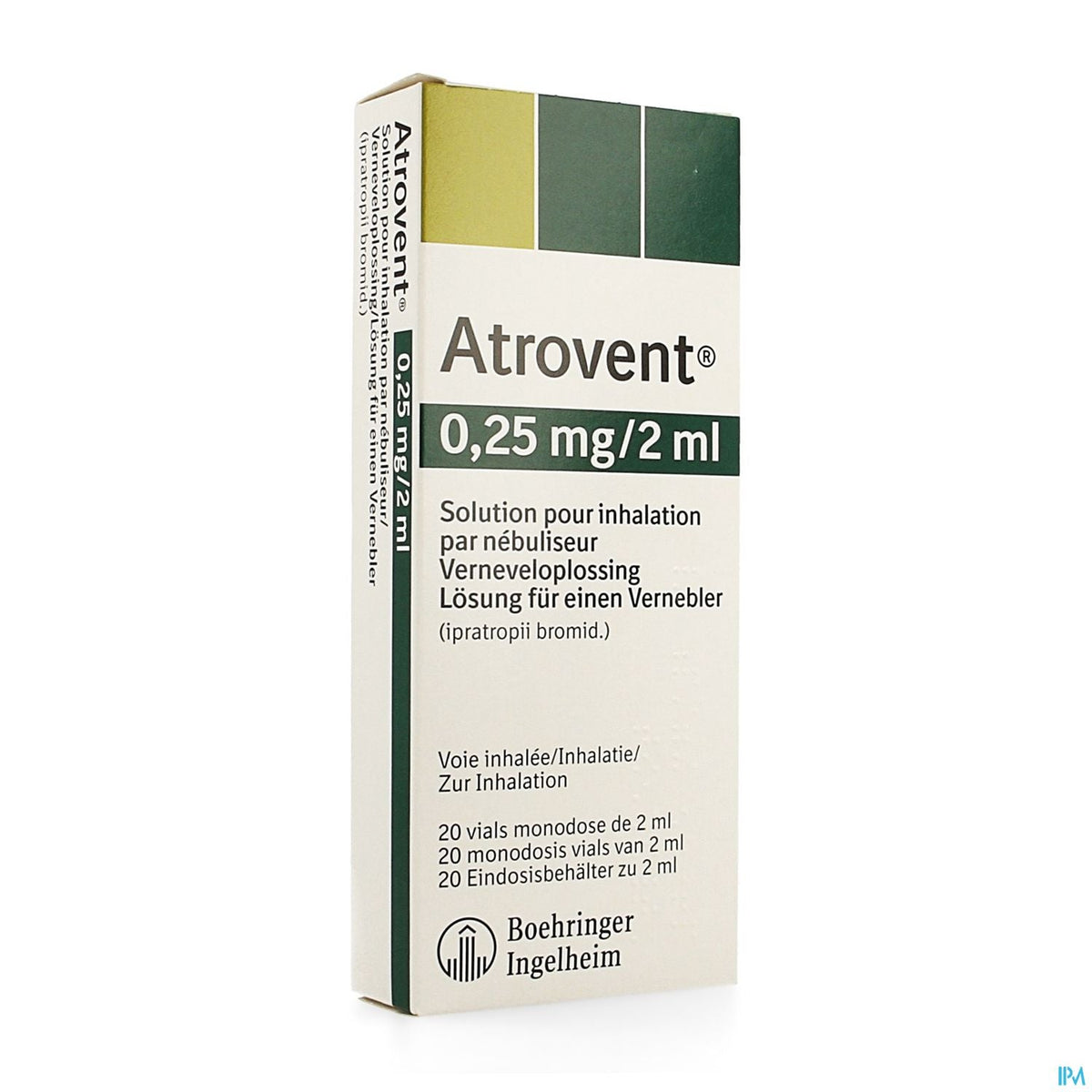 Atrovent Monodose 0,25mg/2ml | 20 vials | Luchtwegen – BENU