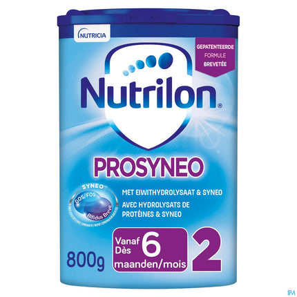 Nutrilon Prosyneo 2 | Opvolgmelk baby Vanaf 6 maanden  | Babymelk in Poeder voor Flesvoeding | 800g