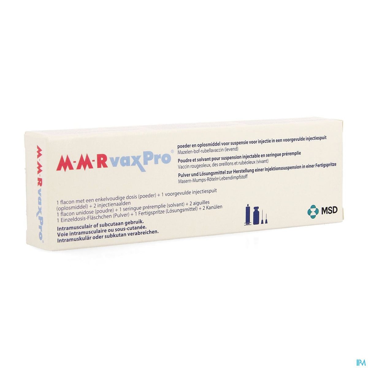 M-m-r Vaxpro Pdr+solv Susp Inj Fl Inj 1+ser+2 Aig – BENU