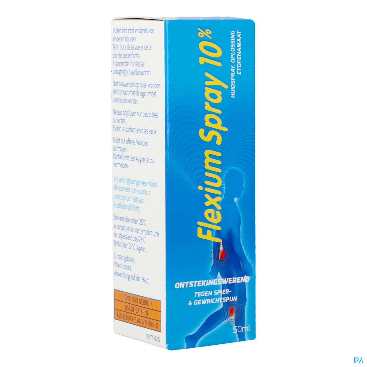 Flexium Spray 10% | 50ml | Ontstekingswerend | Spieren & Gewrichten – BENU