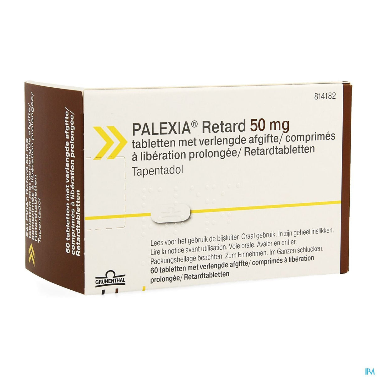 Palexia Retard 50mg Comp 60 X 50mg Ud – BENU