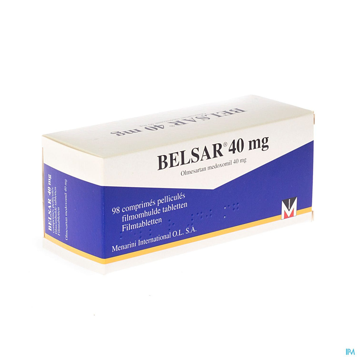 Belsar 40mg | 98 comprimés | Tension artérielle – BENU