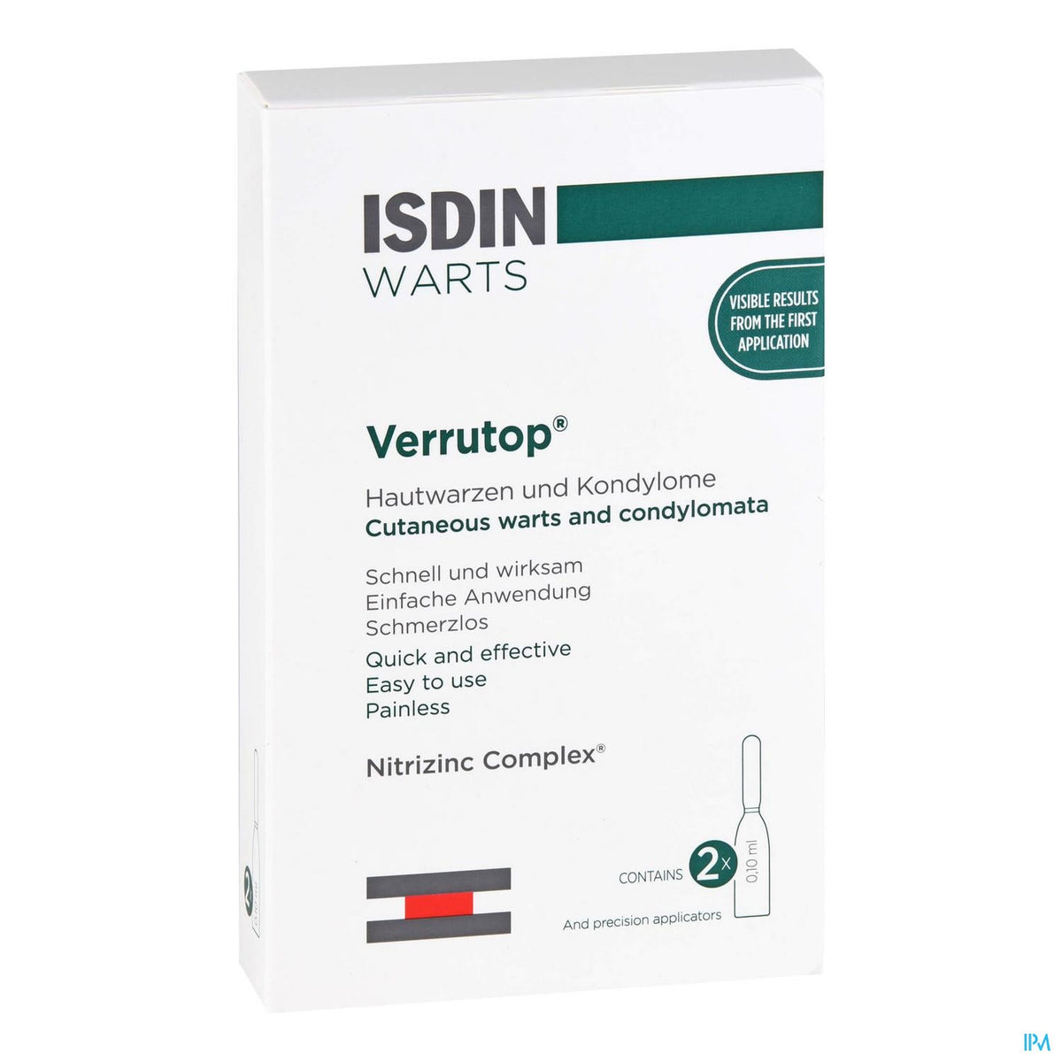 Isdin Verrutop Warts Oplossing Amp 4x0,1ml | BENU Apotheek – BENU