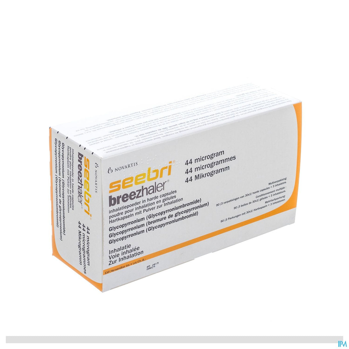 Seebri Breezhaler 44 mcg | 90 pour inhalation | Voies respiratoires – BENU