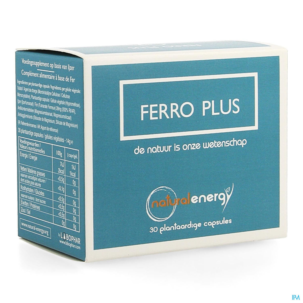 Natural Energy Ferro Plus | 30 capsules | IJzersupplement – BENU