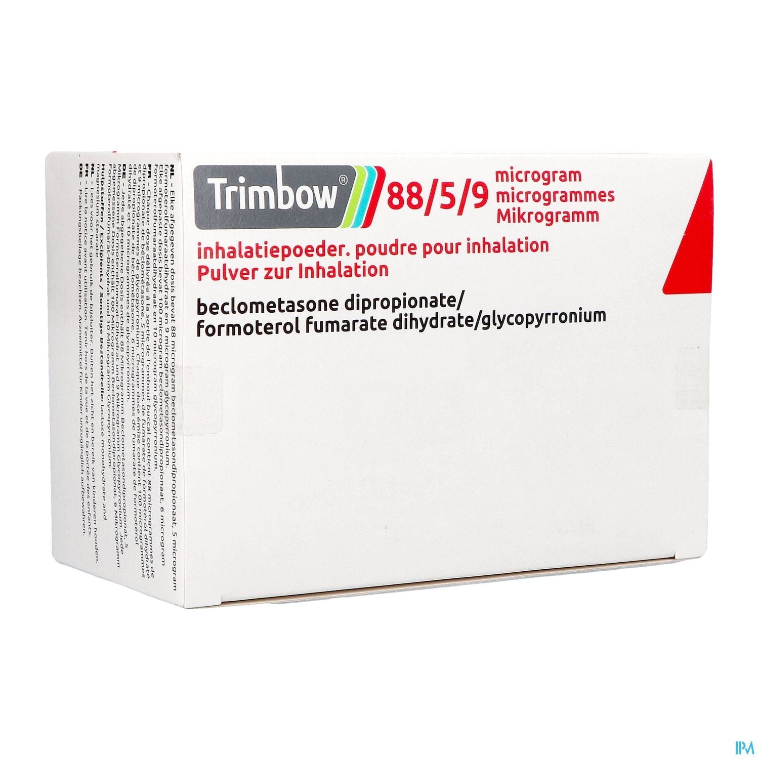 Trimbow 88/5/9mcg | 3 flacons (360 doses)