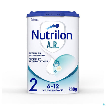 Nutrilon AR 2 | Bij regurgitatie | Baby Vanaf 6 maanden  | Babymelk in Poeder voor Flesvoeding | Blik 800g