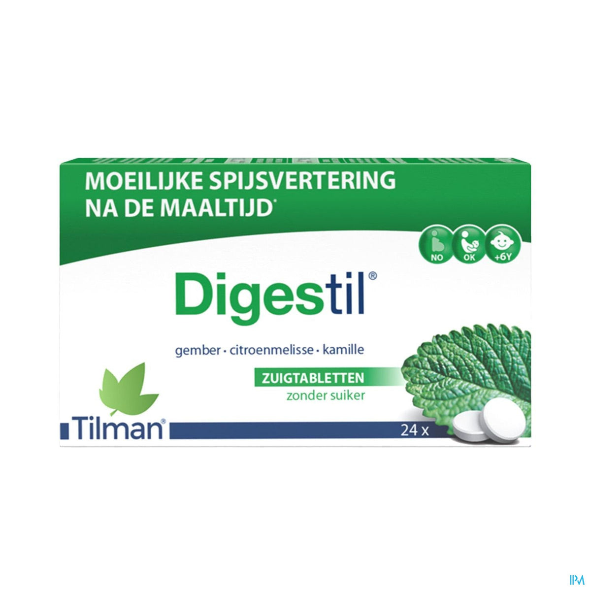 Digestil | 24 zuigtabletten | Spijsverteringshulp – BENU
