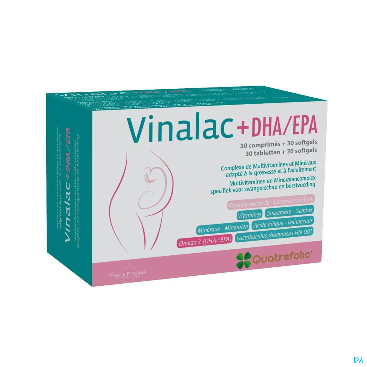Vinalac DHA/EPA | 30 tabletten + 30 softgels | Voedingssupplement – BENU