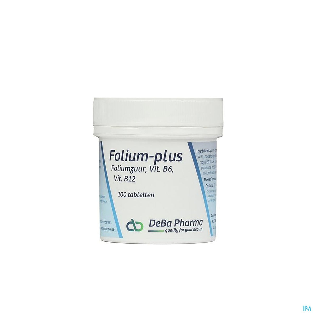 Deba Folium Plus 800y | 100 tabletten | Vitamine B-complex – BENU