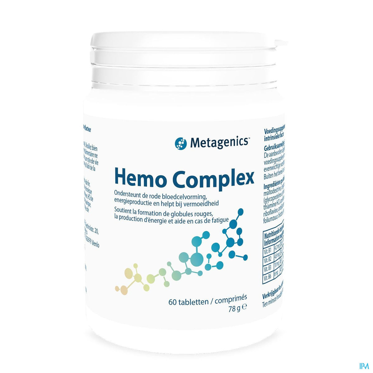 Metagenics Hemo-Complex | Tabletten | IJzer & Vitamine Supplement – BENU