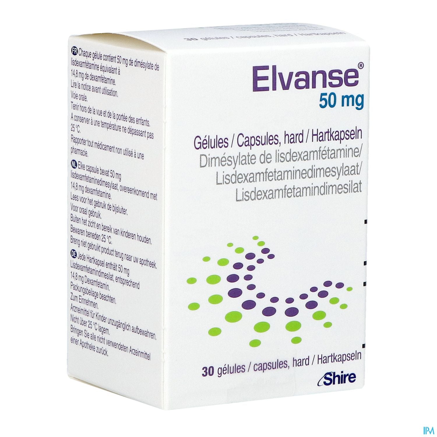 Elvanse 50mg Caps Hard 30 Lloydspharma Apotheek