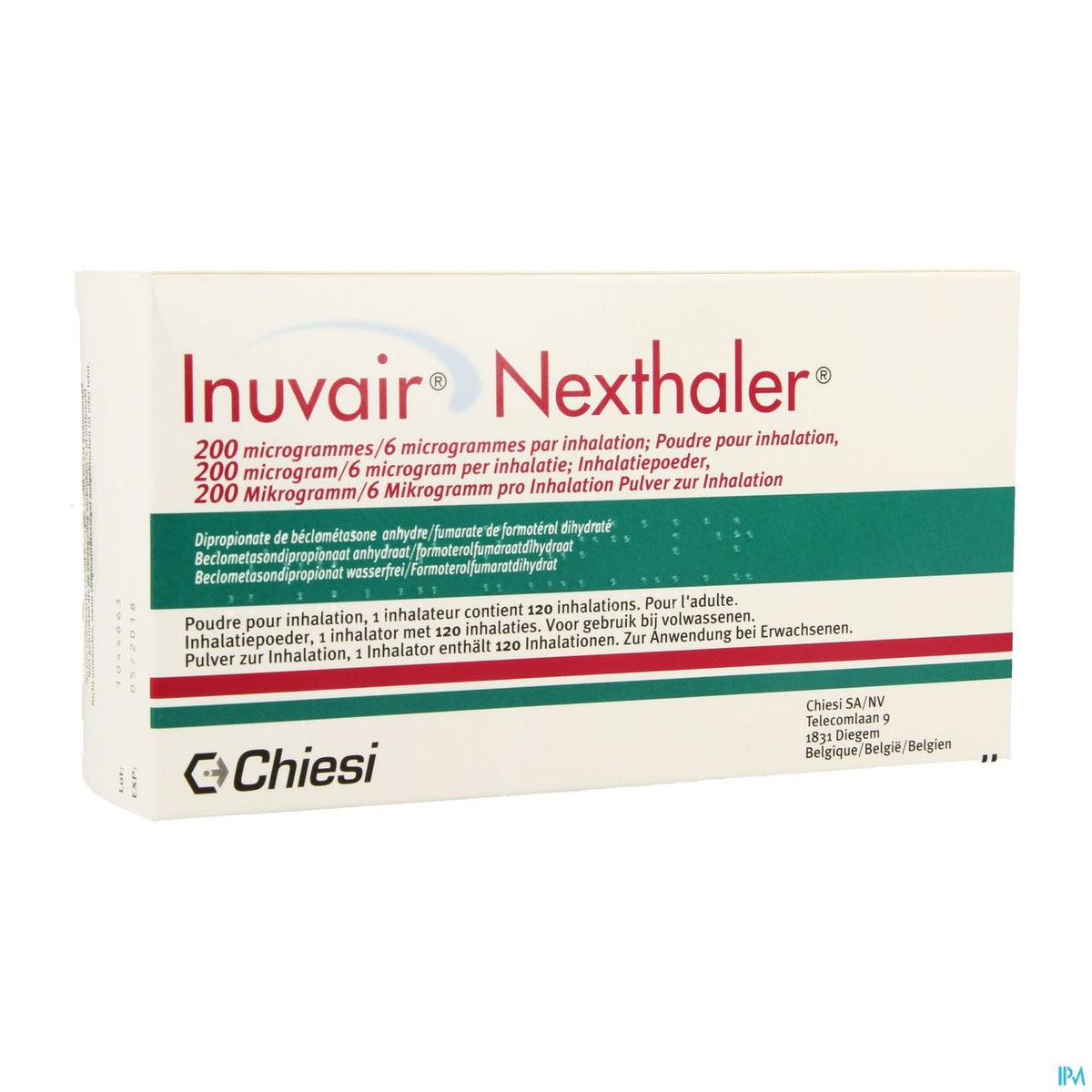 Inuvair 200/6mcg Nexthaler | 120 doses | Luchtwegen – BENU
