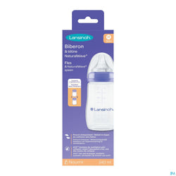 Biberon Anti-Colique Difrax S Wide Brun/Caramel 310 Ml - Forme Ergonomique En S