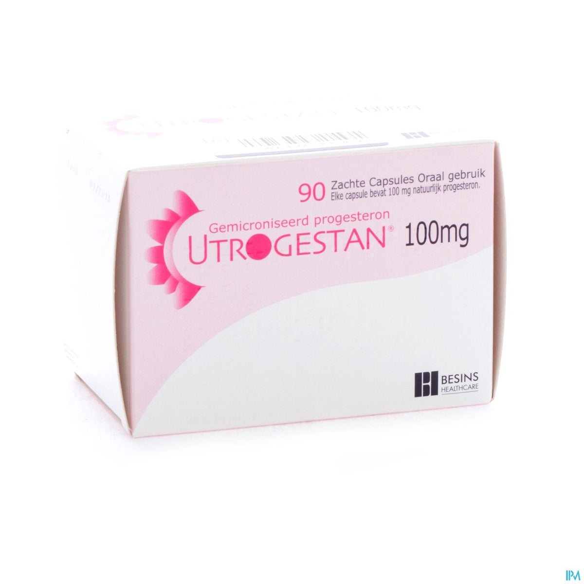 Utrogestan 100mg | 90 zachte capsules | Hormoontherapie – BENU