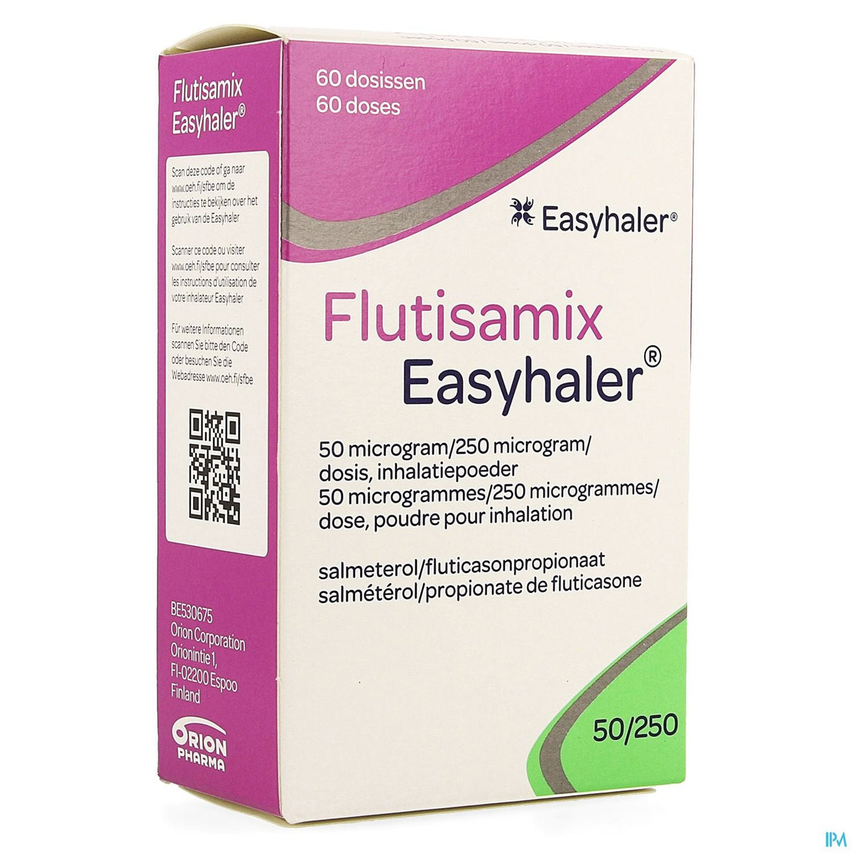 Flutisma Inhaler Flutisamix Easyhaler 50/250mcg | 60 doses | Luchtwegen – BENU