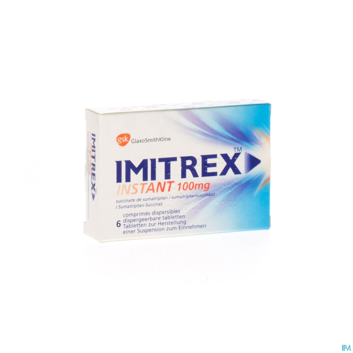 Imitrex Instant 100mg | 6 smelttabletten | Migraineaanval – BENU