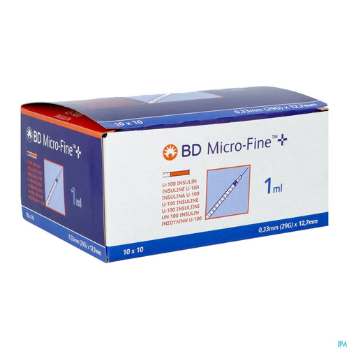 U-100 1mL/cc Lab Syringes with 30G 1/2 (12.7mm) Individually Wrapped, Pack of 25