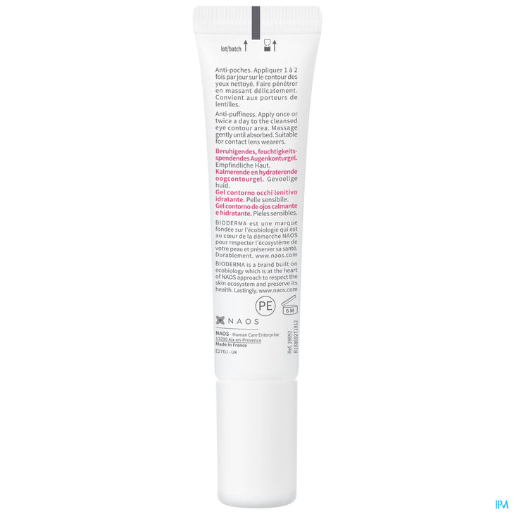 Bioderma Sensibio Gel Contour Yeux 15ml - 15 ml