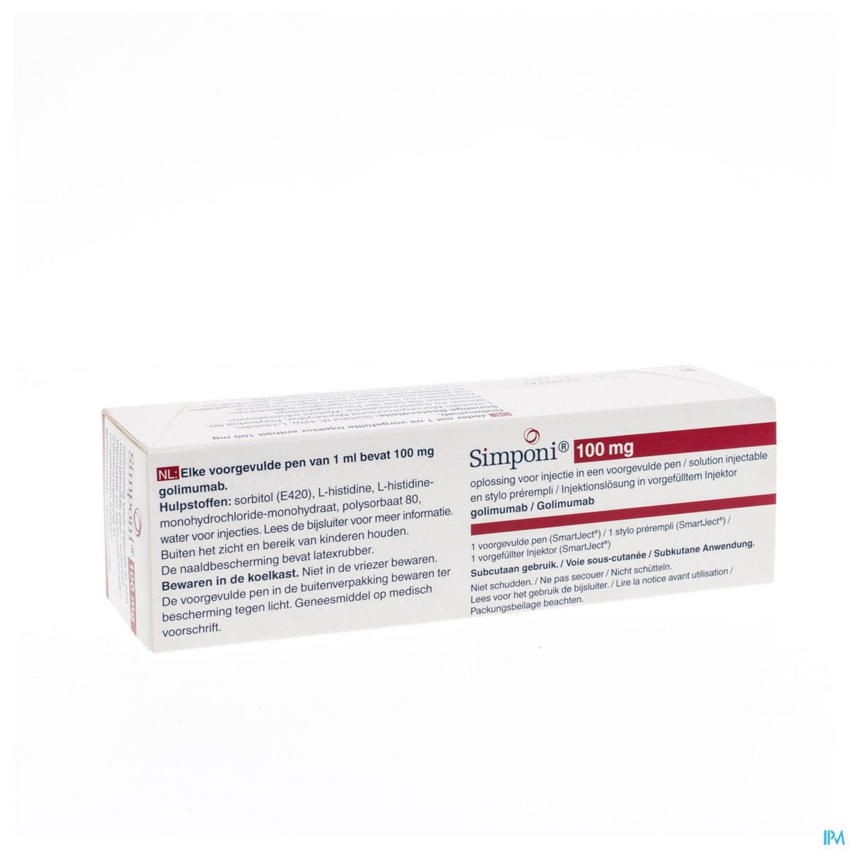 Simponi 100mg | 1,0ml stylo prérempli | Thérapie par anticorps – BENU