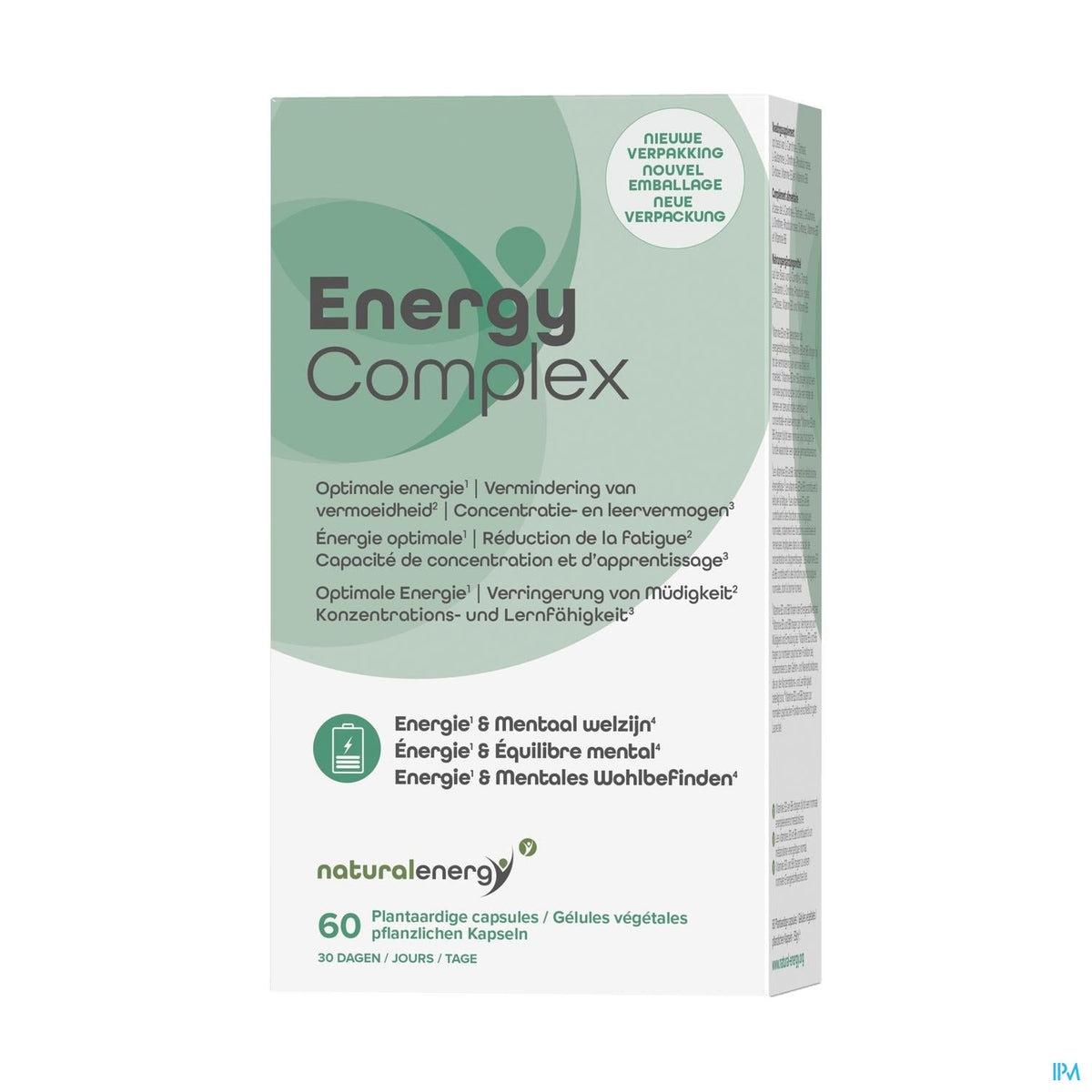 Natural Energy Complex | 60 capsules | Energiesupplement – BENU
