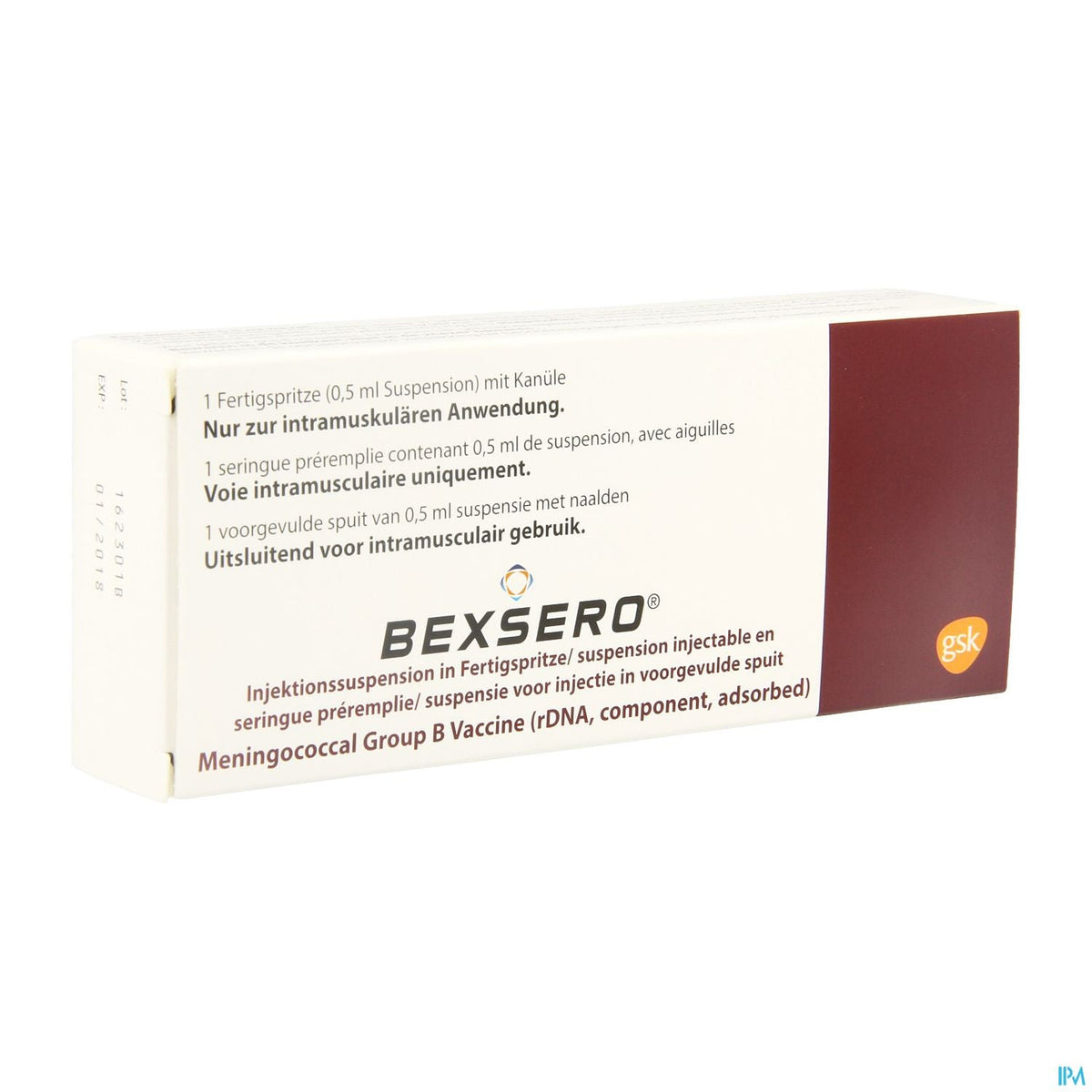 Bexsero | 1 seringue préremplie | Vaccin contre méningocoques type B – BENU