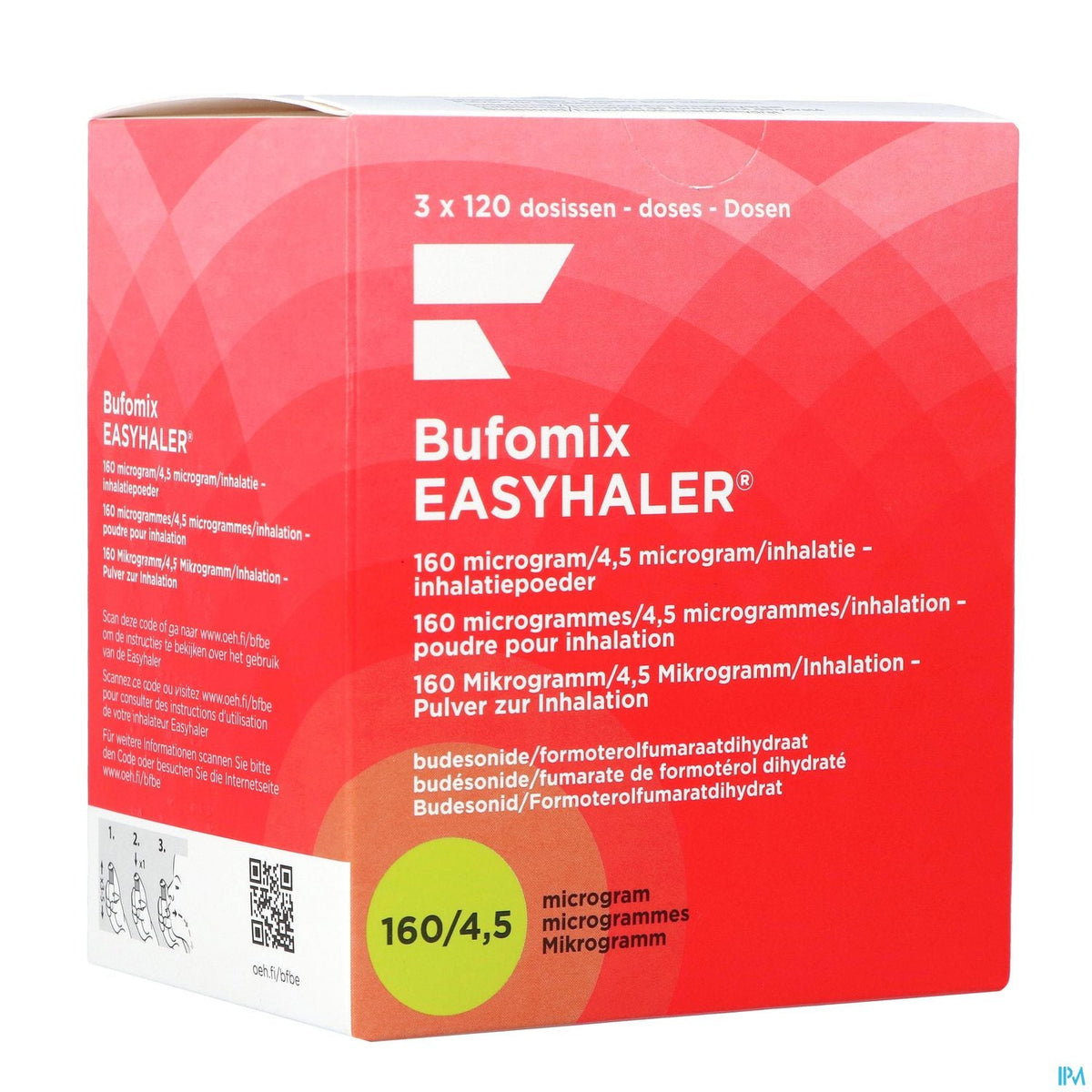 Bufomix 160/4,5mcg | 360 doses inhalatie | Luchtwegen – BENU