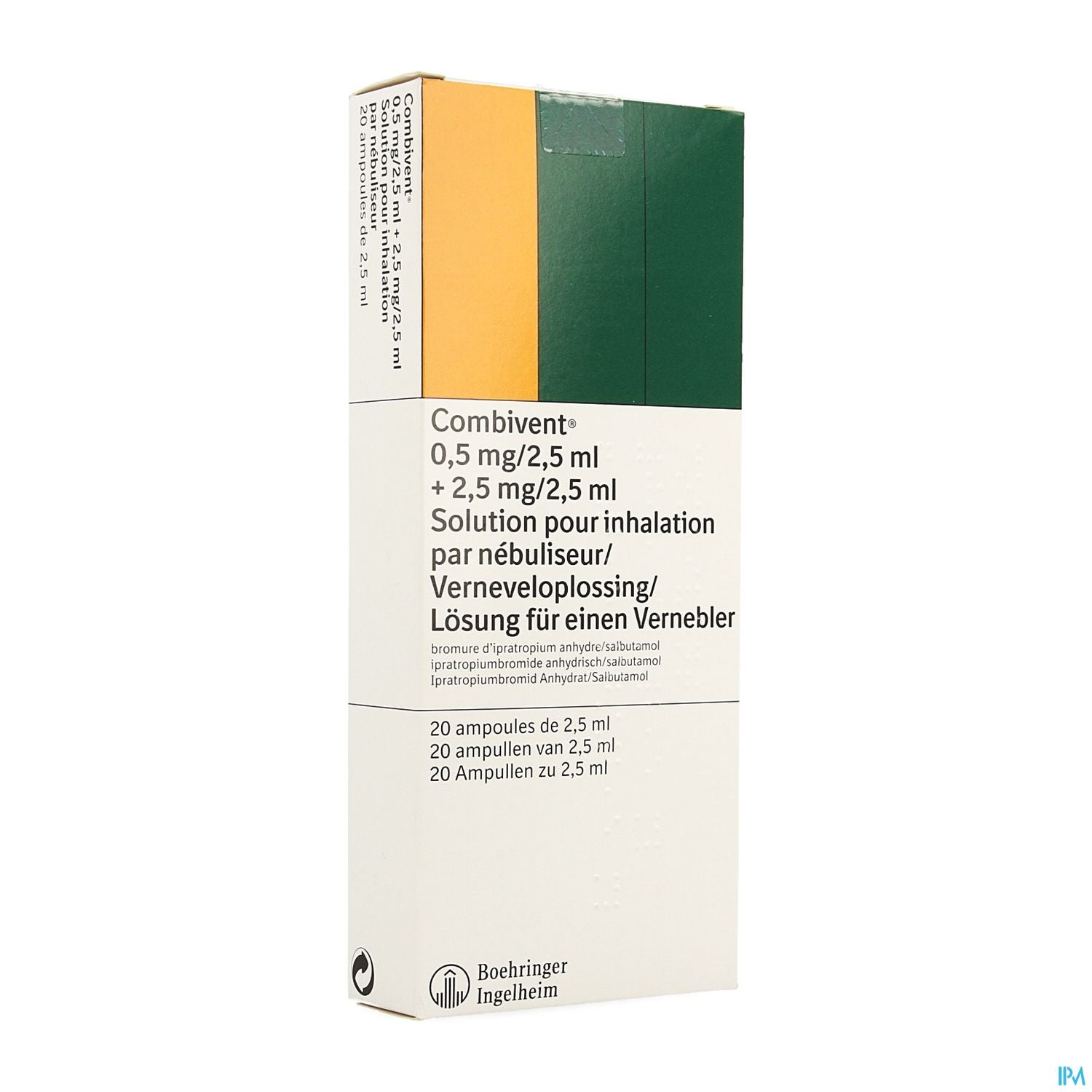 Combivent Vial Monodose 20x2,5ml | Lloydspharma Apotheek