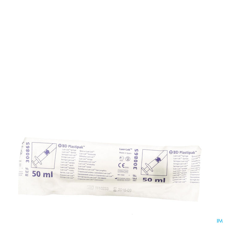 Bd Plastipak Ser. S/aig Luer-lok 50-60ml 1 300865 - 1 stuk