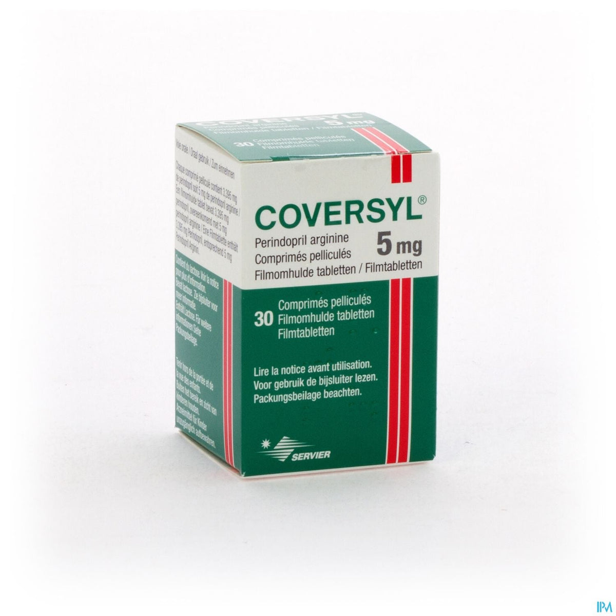 Coversyl 5mg | 30 filmomhulde tabletten | Bloeddruk en hart – BENU