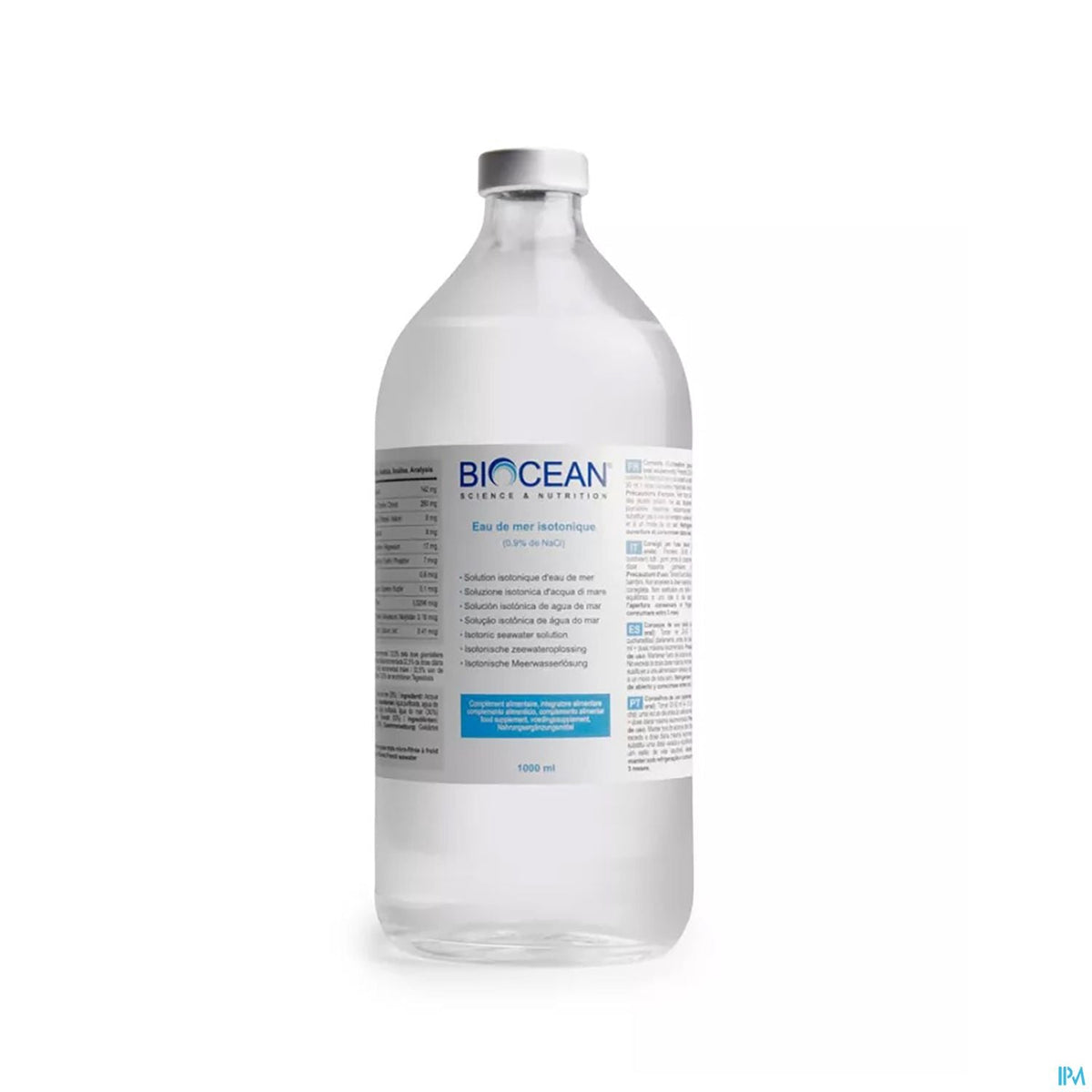 Biocean Isotonic Quinton Amp 1000ml | Zeewatermineralen – BENU