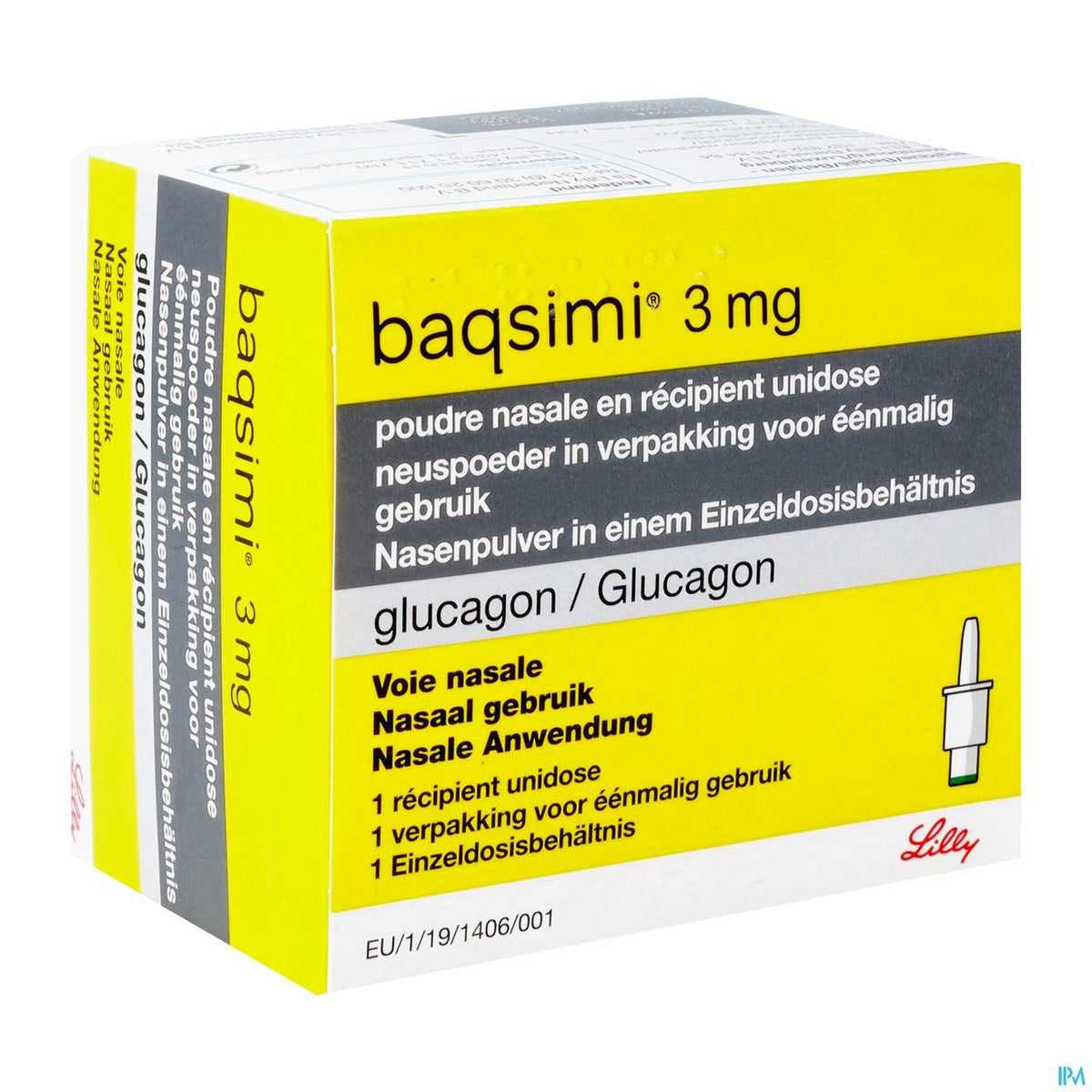 Baqsimi 3mg Snuifpoeder Unidose Container 1 – BENU