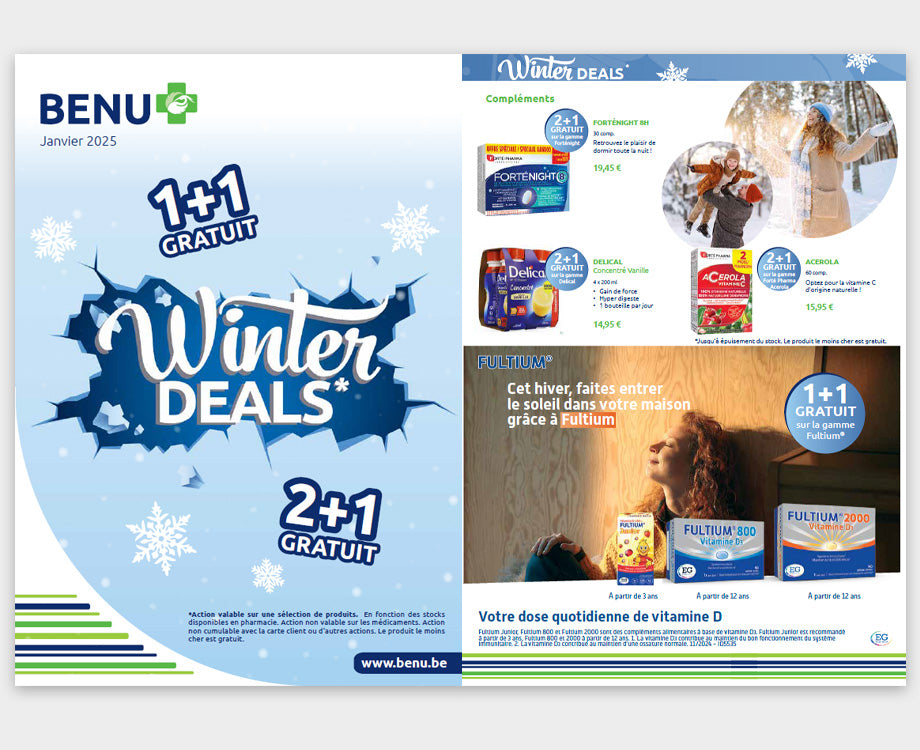 BENU Onze maandelijkse promoties Nos promotions du mois