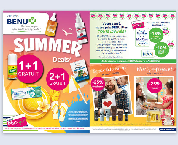 BENU Onze maandelijkse promoties Nos promotions du mois