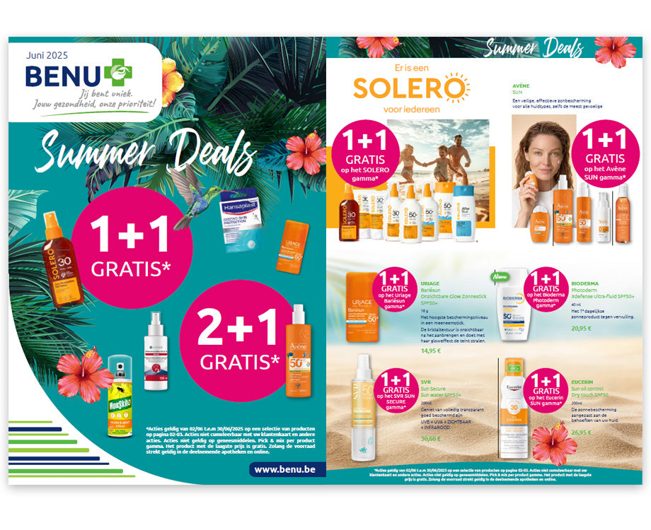BENU Onze maandelijkse promoties Nos promotions du mois