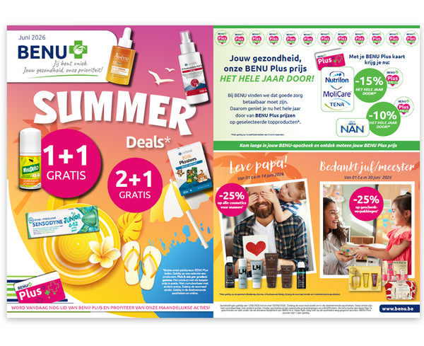 BENU Onze maandelijkse promoties Nos promotions du mois