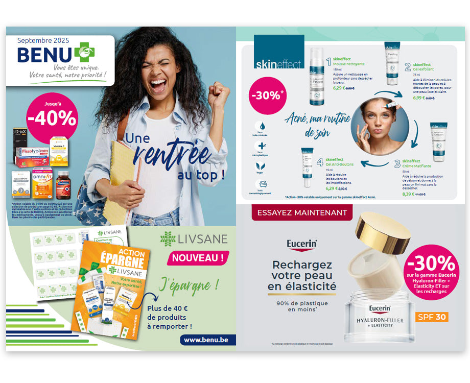 BENU Onze maandelijkse promoties Nos promotions du mois