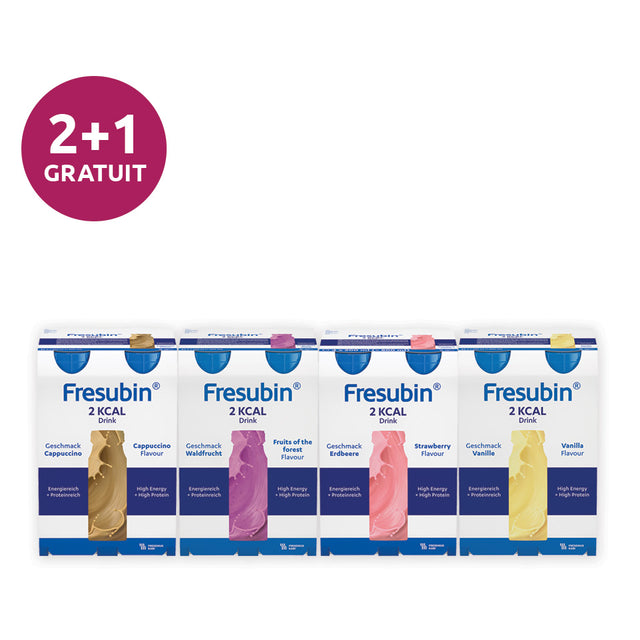 BENU Fresubin 2+1 Gratis Gratuit Korting Remise Discount Medische voeding Nutrition Médicale