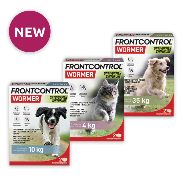 BENU FRONTCONTROL Wormer Vlooien & teken Puces & Tiques Nieuw Nouveau New