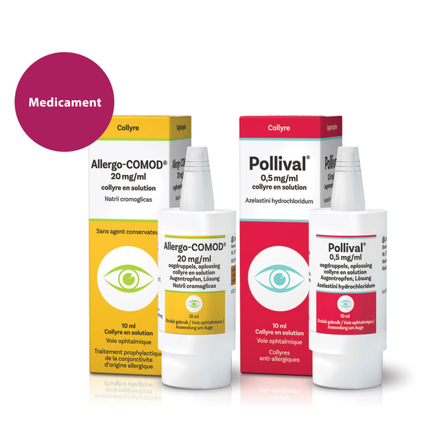 BENU Allergo-Comod + Pollival Geneesmiddel Medicament Allergieën Allergies