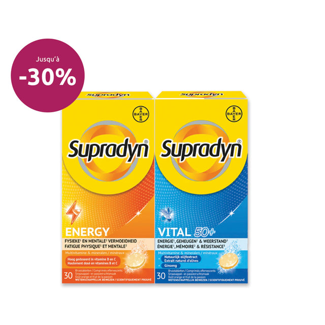 BENU Supradyn 30% Korting Remise Discount Energie & Weertand Énergie & Résistance