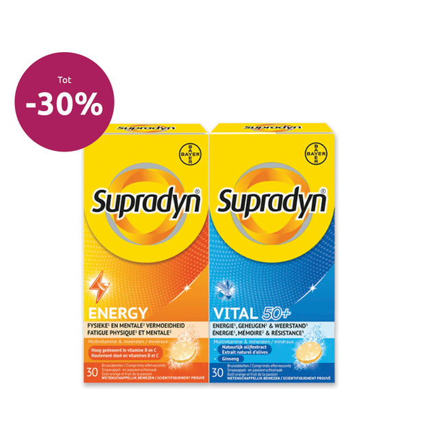 BENU Supradyn 30% Korting Remise Discount Energie & Weertand Énergie & Résistance