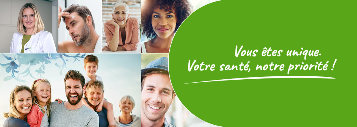 BENU Jij bent uniek. Jouw gezondheid, onze prioriteit! Vous êtes unique. Votre santé, notre priorité !