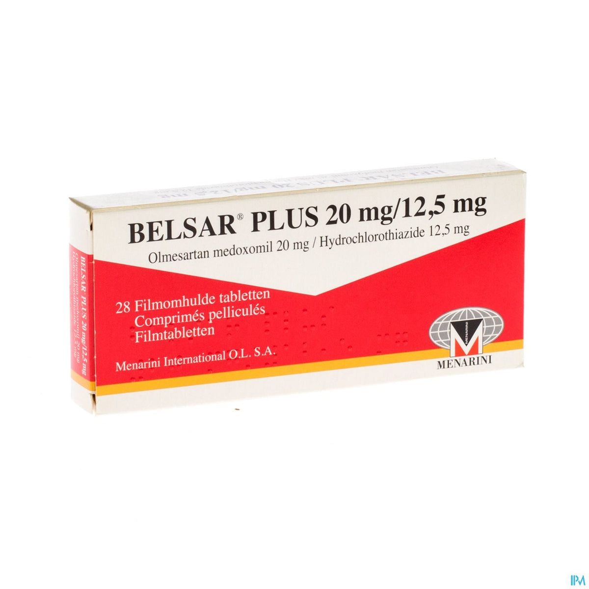 Belsar Plus 20mg/12,5mg Filmomh Tabl 28 – BENU